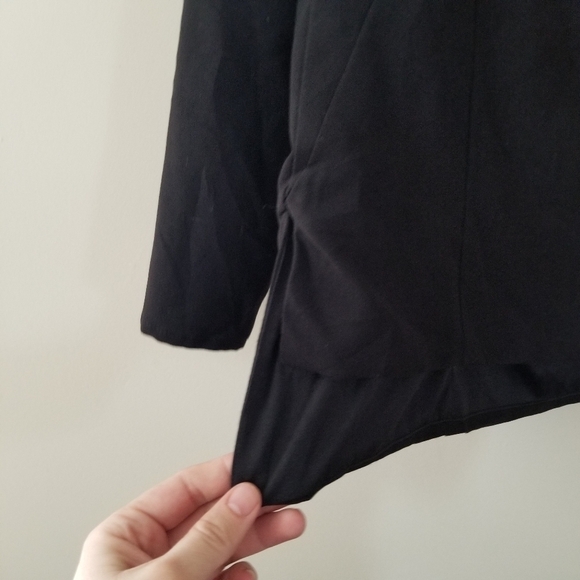 Nwt Do + Be Off Shoulder Open Sleeve Tailored Black Top Size Small - Picture 6 of 7